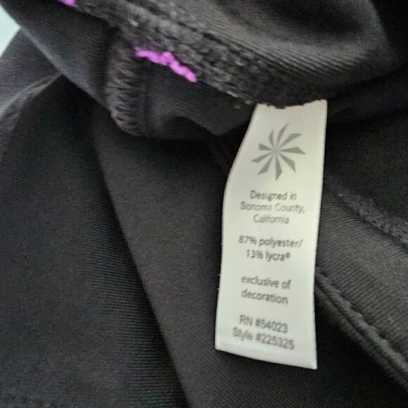 Athleta S Black Presto Bermuda Short Athletic Active Bike Pockets Gym Yoga Cycle - Picture 9 of 10